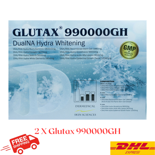 Glutax 990000GH Dualna Hydra Whitening (2 Boxes)