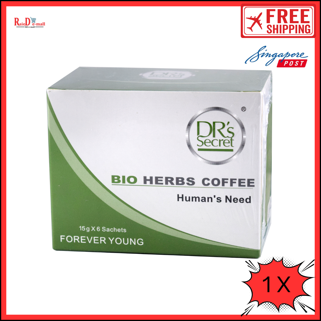 Drs Secret Bio Herbs Instant Coffee For Men Forever Young (1 Box)