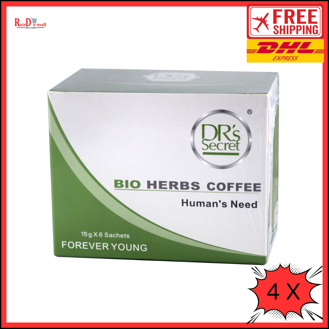Drs Secret Bio Herbs Instant Coffee For Men Forever Young (4 Box)