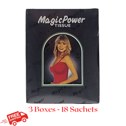 Super Magic Man Antiseptic Tissue Longer Delayed Ejaculation (3 Boxes - 18 sachets)