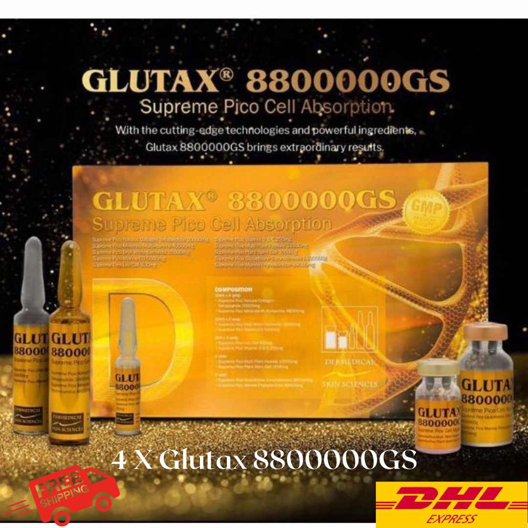 Glutax 8800000GS Supreme Pico Cell Absoption (4 Boxes)