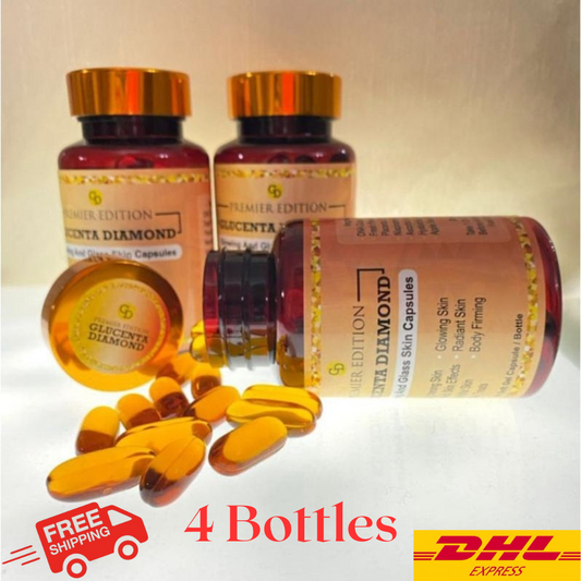 Premier Edition Glucenta Diamond Whitening Capsules (4 Bottles)
