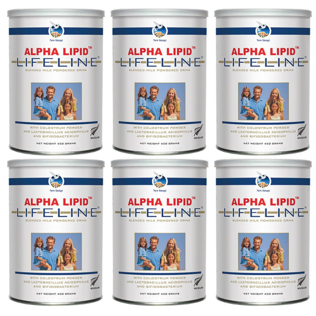 Alpha Lipid Lifeline Blended Milk Colostrum Powder (6 cans)