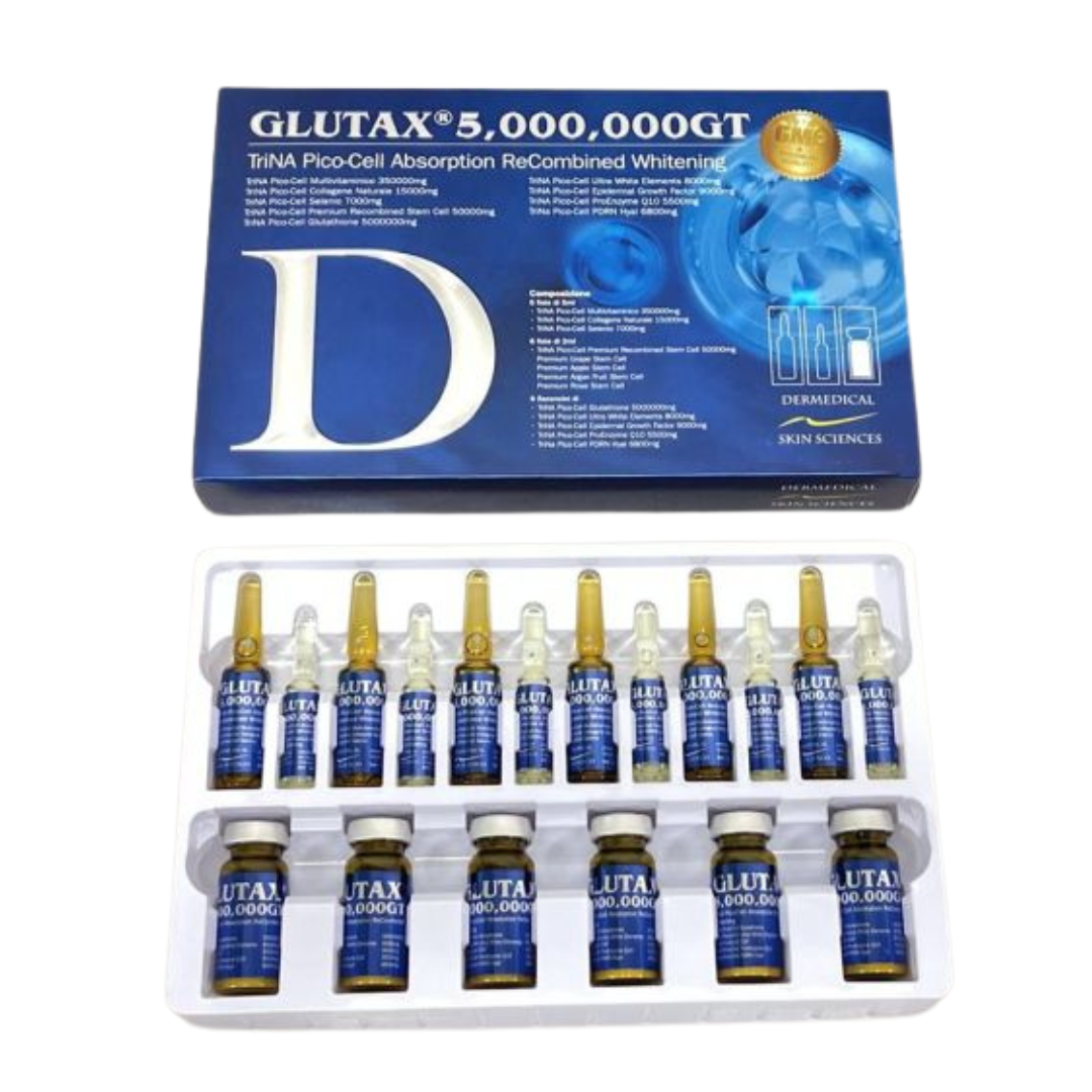 Glutax 5000000GT TriNA Pico-Cell Absorption Recombined Whitening (2 Boxes)