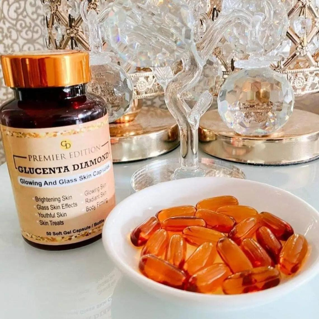 Premier Edition Glucenta Diamond Whitening Capsules (4 Bottles)