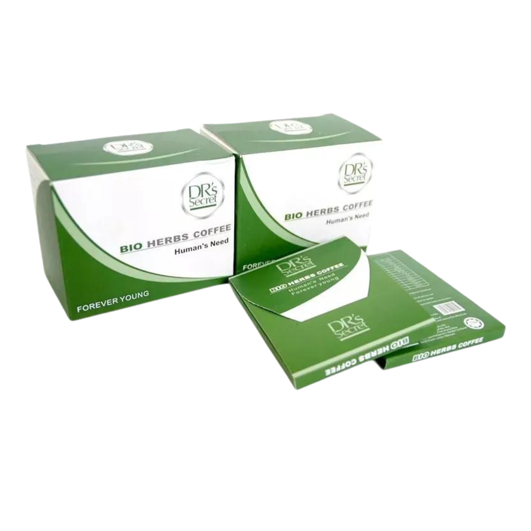 Drs Secret Bio Herbs Instant Coffee For Men Forever Young (4 Box)