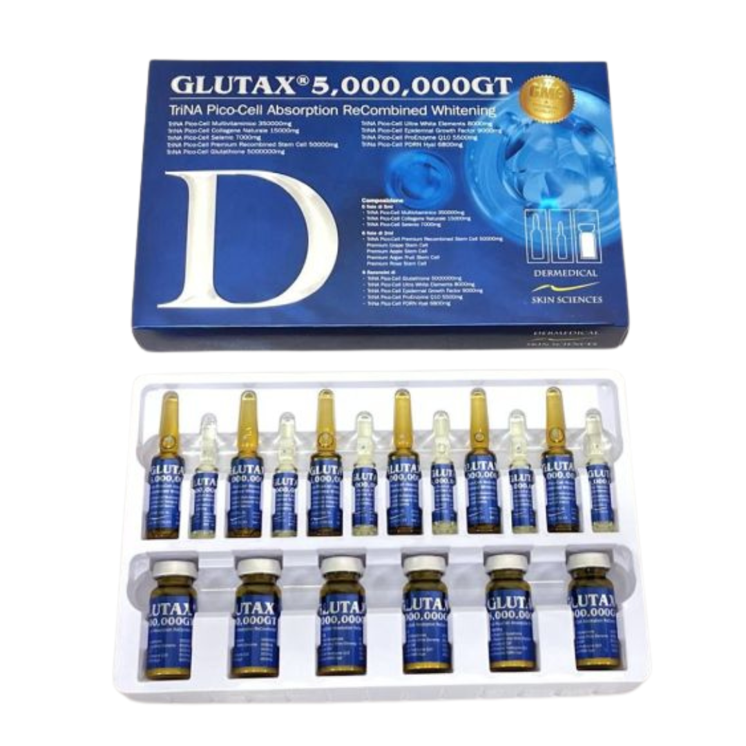 Glutax 5000000GT TriNA Pico-Cell Absorption Recombined Whitening (4 Boxes)