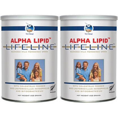 Alpha Lipid Lifeline Blended Milk Colostrum Powder (2 Cans)