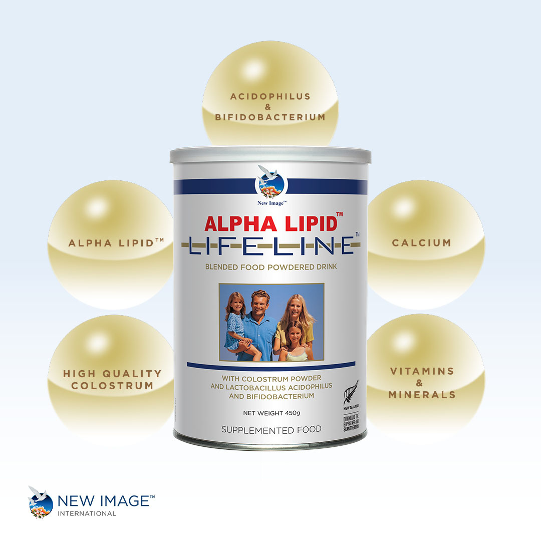 Alpha Lipid Lifeline Blended Milk Colostrum Powder (6 boxes x 14 sachets)